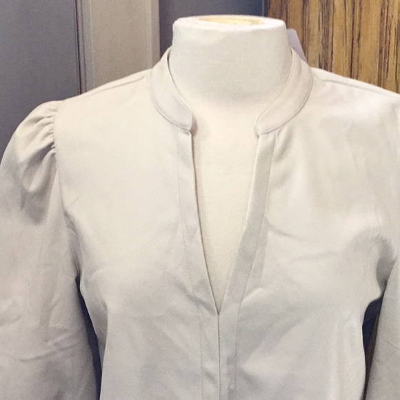 NWT EVEREVE Ryann fFaux Leather Top - Picture 2 of 6